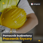 Pracownik/pomocnik budowlany/Pracownik fizyczny. Delegacje