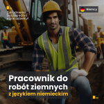 Pracownik do robót ziemnych z niemieckim