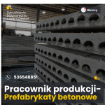 Pracownik produkcji z podstawowym niemieckim – prefabrykaty betonowe