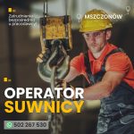 Operator suwnicy – zakład prefabrykacji. praca Mszczonów