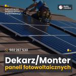 Niemcy. Dekarz / Monter (panele fotowoltaiczne). Niemieckie warunki: umowa lub B2B.